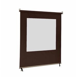 Toldo Cortina Flex - Pvc - 4,00 M Largura 2,00 Marrom