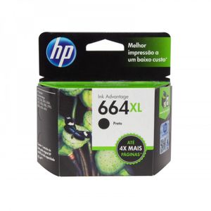Cartucho Hp F6v31ab (664xl) Preto
