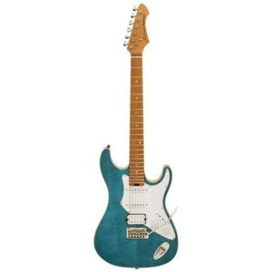 Guitarra Aria 714-mk2 Fullerton Turquoise Blue