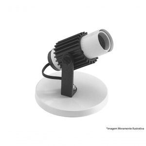 Spot Alum Aletado 1 Canopla Branco