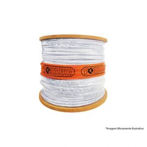 Cabo Coaxial Foxlux Rg6 67 300mts Branco