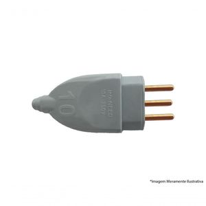 Plug Chato Macho Prensa Cabo Cz Tita 2P+T 20A 061991