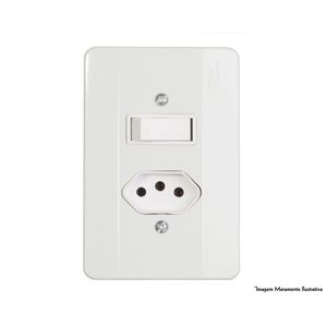 Interruptor 1Simp+1Tom 2P+T C/Pl 10A/250 39045Str-E9Pbm