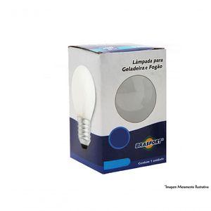 Lampada Geladeira/Fogao Leitosa 40Wx127V E27 8719 C/10Pcs