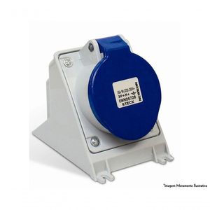Tomada Steck Sobrepor 3P+T 32A 220V Azul N-4209