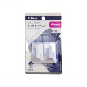 Gancho Plast C/Adesivo Primafer Quadrado 1,0Kg Blister 2510
