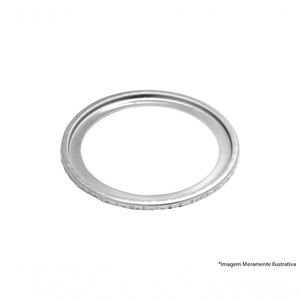 Porta Grelha Redondo 10Cm Aco Inox Blister