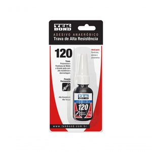 Adesivo Trava Parafusos Tekbond At120 Vermelho 10g Blister