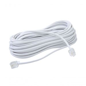 Cabo Telefone Branco Rj-11 5M Blister 4863