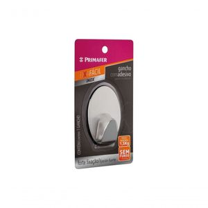 Gancho Inox C/Adesivo Primafer Redondo 1,5Kg Blister 2593