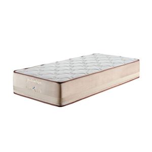 Colchão Solteiro 088x188x30 Molas Ensacadas Bege/branco Prorelax