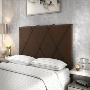 Cabeceira Para Cama Box Queen Café Elegance Viero