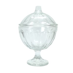 Bomboniere De Vidro Com Tampa Kimglass