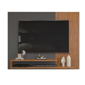 Painel Para Tv Yan Freijó/Cinza Urbano - Fdecor