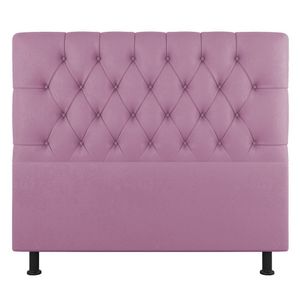 Cabeceira Cama Box Solteiro Nice 90cm Suede Rosa - Abmaza