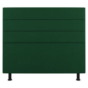 Cabeceira Cama Box Casal Queen Size Malik 160cm Suede Verde - Abmaza