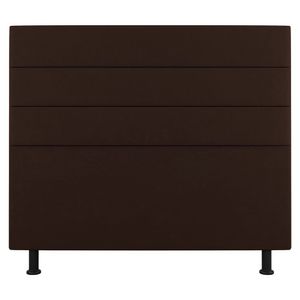 Cabeceira Cama Box Casal Queen Size Malik 160cm Suede Marrom - Abmaza
