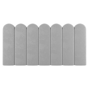 Painel Cabeceira Cama Box Solteiro Lana 100cm Suede Cinza Claro- Abmaza