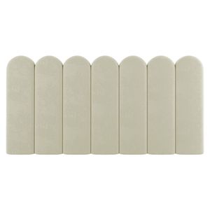 Painel Cabeceira Cama Box Solteiro Lana 100cm Sintético Bege - Abmaza