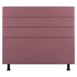 Cabeceira Cama Box Casal Malik 140cm Suede Rosé - Abmaza