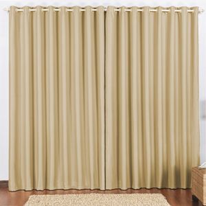 Cortina 3 Mts Sala Quarto Escritório Blackout Original Para Varão - Avelã