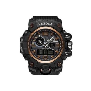 Relógio Masculino Militar Yazole Shok G Preto