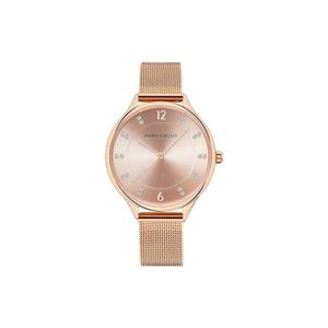 Relógio Elegante Luxo Minifocus Mf0045l à Prova D' Água Rosa