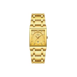 Relógio De Pulso Feminino Quadrado Wwoor 8858 à Prova D'Água