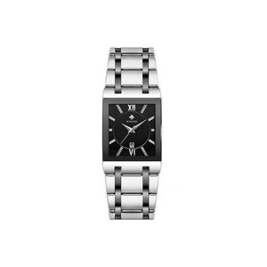 Relógio De Pulso Feminino Quadrado Wwoor 8858 à Prova D'Água