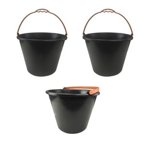 Balde 12 Litros Medidor Kit 3 Und Agua Reforçado Apoio