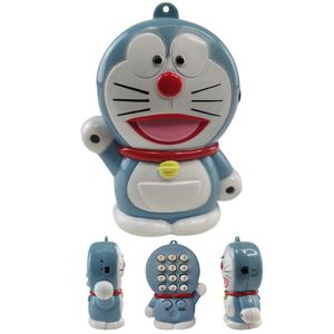 Telefone Gato Doraemon Mesa C Headset Microfone Flexivel Des