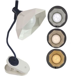 Luminária De Mesa Com Garra Articulável Diamante Touch