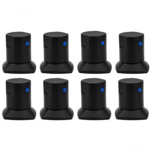 Kit Acabamento De Registro Preto Encaixe Padrão Deca Docol