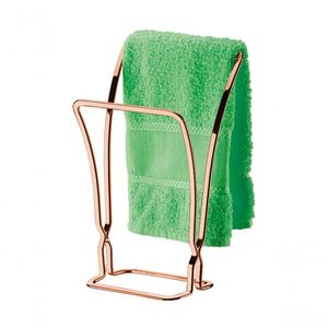 Porta Toalha De Bancada Rose Gold 1608rg Future