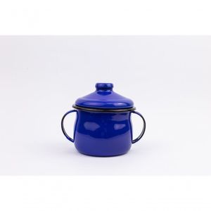 Açucareiro Esmaltado Azul 500ml Atóxico Esmaltados Silva2281