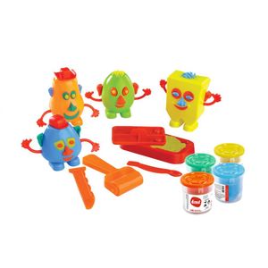 Brinquedo Bonecos Divertidos Massinha Modelar Mk357 Dismat