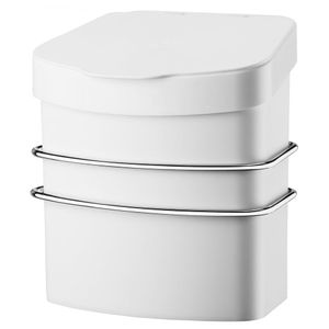 Sup Com Lixeira 25L Branca Ventosas Sucçao Future 4022bc