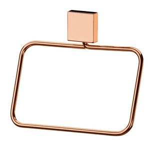 Porta Toalha Rose Gold Toalheiro Argola Lavabo Future 7507rg