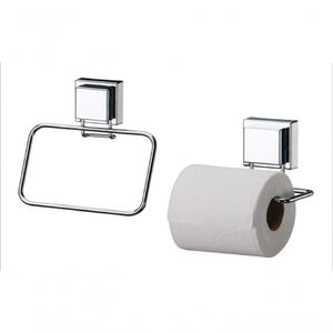 Kit Banheiro Inox Ventosa 2 Peças Future