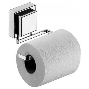 Porta Papel Higienico Papeleira Cromada Ventosa Future 8052