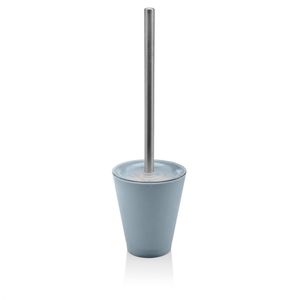 Suporte Com Escova Sanitária Banheiro Vaso Azul Glacial