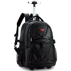 Mochila Executiva Com Rodinha Preta Impermeável Notebook