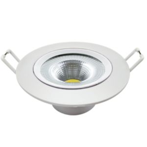 Kit 3 Spot Led Embutir 7w Redondo Branco Frio Bivolt