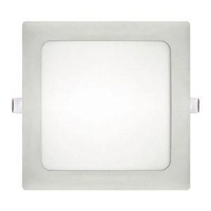 Kit 7 Painéis Led Embutir 12w Quadrado Branco Frio Bivolt