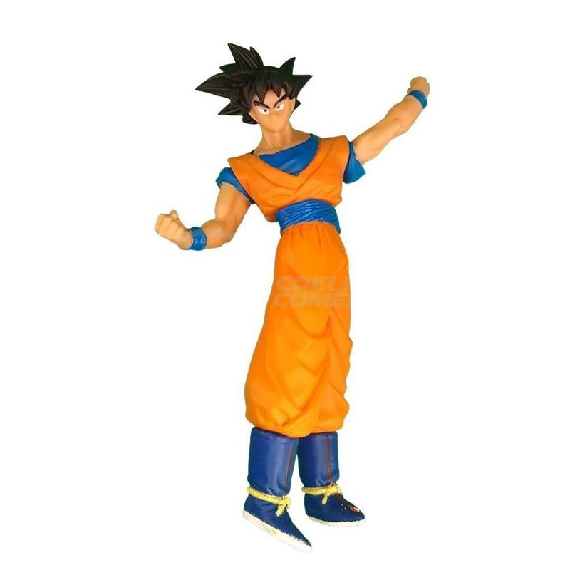 Goku Blue Dragon Ball Z Boneco Collection Grande 26cm Caixa