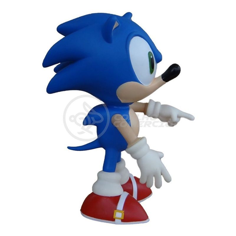 Boneco Sonic Classic Azul Personagem Action Figure Articulado