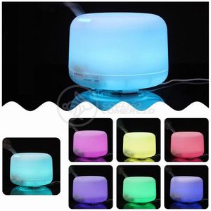 Aromatizador Umidificador Difusor Eletrônico Ambiente Desing Minimalista Luz De Led Rgb 300Ml