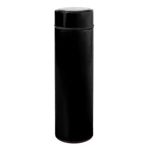 Garrafa Térmica Inteligente De Inox 500ml Led Preto
