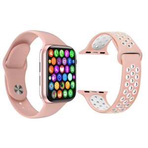 Kit 1 Smartwatch W34 S Rosa + 1 Pulseira Extra Sport Rosa