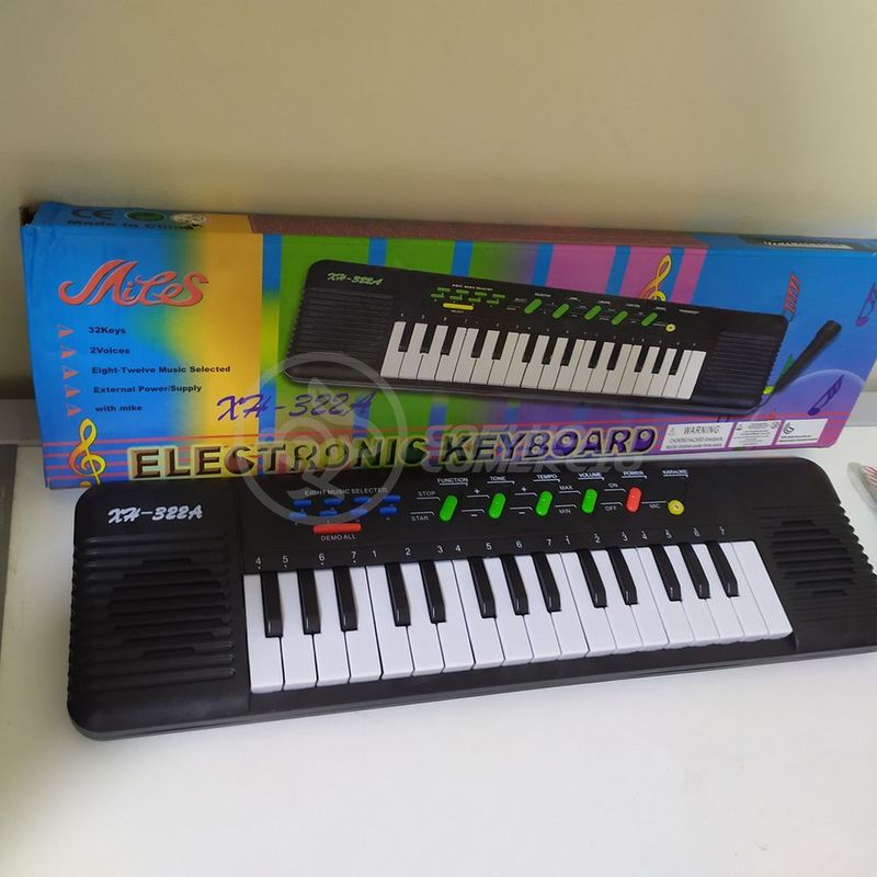 PIANO INFANTIL INSTRUMENTOS E MICROFONE KARAOKE TECLADO ELETRONICO